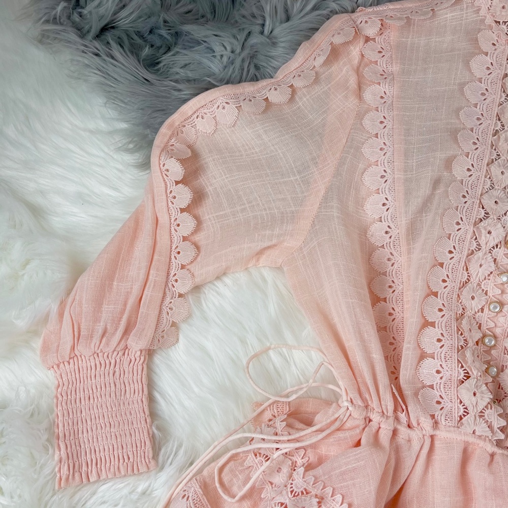 LAST ONE! L'ATISTE Cotton Candy Victorian Ruffled Lace Mini - Picture 7 of 16